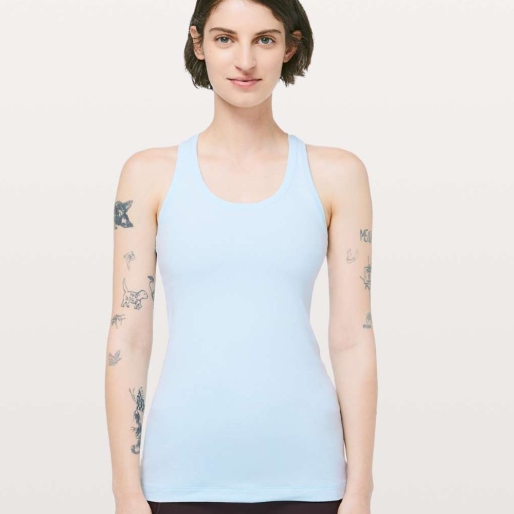 Lululemon Cool Racerback Nulu size XS Ice Milk